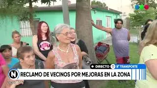 Barrio Transporte: Reclamo de vecinos por mejoras en las calles