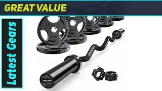 RitFit EZ Curl Bar: Elevate Your Lifts, Protect Your Wrists!