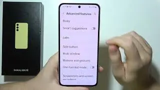 Samsung S24 FE: How to Enable Raise to Wake