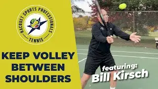 Keep Volley Between Shoulders