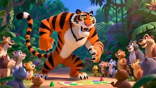 Learning 123 With Tiger 🐯🔢 Fun Kids Song | Toddler Numbers Adventure | Preschool Learning Rhyme