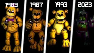 FNAF ALL TYPES GOLDEN FREDDY Fanmade Timeline V2