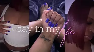day in my life vlog | hair appointment, self care date with bae, rude restaurant n more