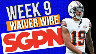 Week 9 Waiver Wire Advice: Top Trending Players to Add and Drop