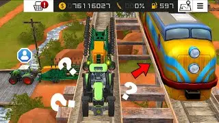 Transport Railway line 😱 In Fs18 ! Fs 18 Multiplayer - Sowing Wheat | Farming Simulator #fs18