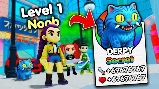 Начинаю заново как нуб с OP SECRET в KPop Hunters Evolution! (Roblox)