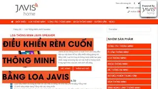 Điều khiển r&egrave;m cuốn bằng loa th&ocirc;ng minh JAVIS | Nh&agrave; th&ocirc;ng minh JAVIS