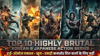 Top 10 Highly Deadliest BRUTAL Korean ACTION Series in hindi dubbed available on netflix 