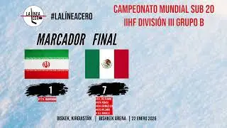 WATCH PARTY | Mexico vs Iran - Camp. Mundial Sub-20 IIHF Div III Grupo B