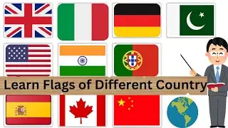 WORLD FLAGS | Learn Flags of Different Countries | Country Flags for Kids | Kids learning