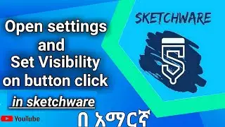 Open_settings_and_Set_Visibility__on_button_click_in_sketchware _by_Amharic