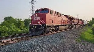 C630M 4506! CP 135 - 8201W at Hornby - June 6, 2023