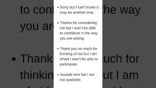 Enhance your English Communication: Polite Methods to Decline #learnenglish  #spoken