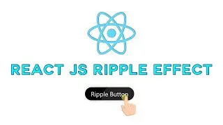 Ripple Button Effect in React js | react js project tutorial | react js project 