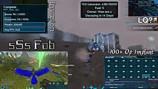 【Ark Mobile】&bull;My Last Invasion Of Official Easy PvP Server...