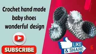 How To Make Crochet Hand Made Baby Shoes Very Easy Crochet Shoes Wonderful  Design 👌