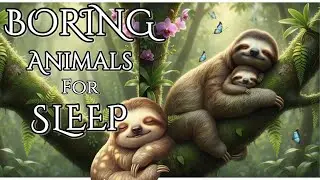🦥 Sloth Lifecycle | Learn While You Sleep | Boring Animals | Sleep Story & Science!