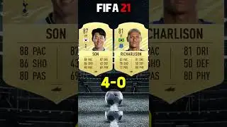 Heung-min Son VS Richarlison Fifa Comparison | #fifa23 #eafc24 #football #comparison #fifa #shorts