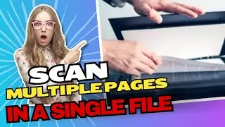 😲 Сканирование нескольких страниц в один PDF-файл | Сканирование с принтера Canon на компьютер [Р...