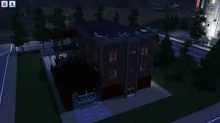 The Sims 3 Late Night - Bridgeport - 357 4th Avenue - Community Fire Department (Fire Station)