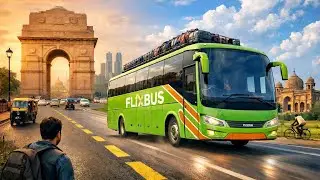 Delhi to Azamgarh FlixBus Journey 🚌 | Full Night Travel Experience | Budget & Comfort