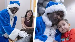 Santa Mike Visits Children&rsquo;s Hospital