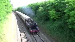 La 141 TB 407  retourne sur Longueville-Flamboin-Montereau