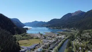 Birds Eye view of Tahsis 2024