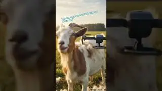 The Drone Barber: Goat&rsquo;s Unexpected Makeover!&rdquo;#DroneMagic #ViralGoat#DroneBarber #GoatMakeover#virel