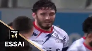 TOP 14 - Essai de Paul GABRILLAGUES (SFP) - Paris - Toulouse - J7 - Saison 2020/2021