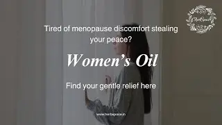 Natural Menopause Support: Essential Oil for Hot Flashes & Pain  #menopause #perimenopause