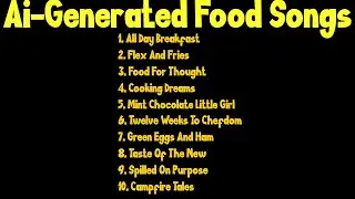 Ai-Generated Food Songs