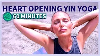 Yin Yoga for Heart Meridian ⎹ Somatic Fascia Release for Neck, Chest & Shoulders ⎹ 60 minutes