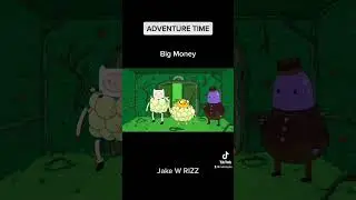 Jake with the W RIZZ!!! 😤muh muh money #shorts #short #finance #adventuretime #cartoon