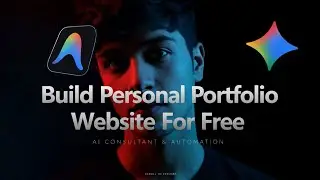 Build a Scroll-Based Animated Portfolio Website Using AI | No-Code Tutorial 2025