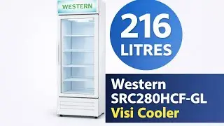 Western Visi Cooler SRC280HCF-GL Review | Best 216L Glass Door Cooler| Demo or Features