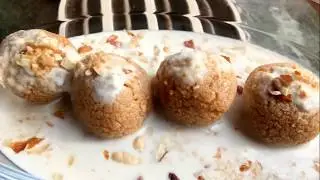 काँफी रसगुल्ला विथ रबडी Mouthwatering Dessart at home Coffee Rasgulla with Rabadi
