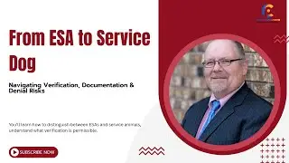 From ESA to Service Dog | Navigating Legal Verification | WEBINAR