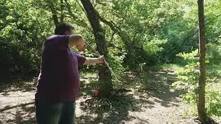 Short Bamboo bundle bow shooting  DIY