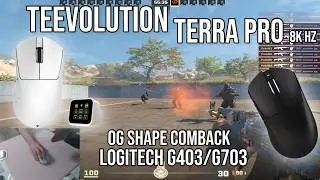 Обзор Teevolution Terra Pro на CS2 (оригинальные Logitech G403/G703)