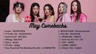 2023 May Kpop Popular Comebacks🎵(SEVENTEEN,(G)I-DLE, aespa,LESSERAFIM,Dreamcatcher,ENHYPEN,etc)
