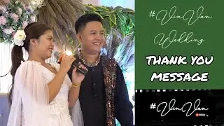 VINVAN WEDDING -  THANK YOU MESSAGE