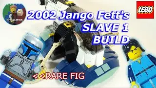 Lego Rare Jango Fetts Slave 1 7153 2002 Speed Build in Stop Motion
