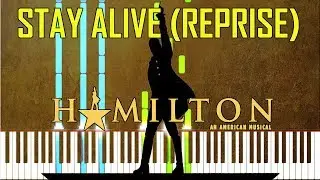 Stay Alive (Reprise) - Hamilton [Synthesia Piano Tutorial]