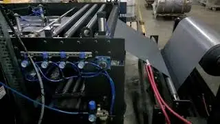 Mulch film punching machine.