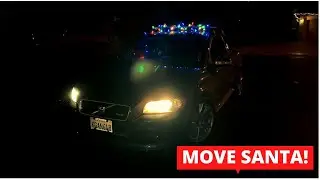 Put Christmas lights on your car! Volvo C30