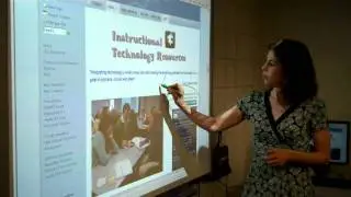 Annotate a website on the SMARTboard
