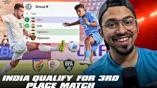 India Qualify for 3rd Place Match! 🇮🇳 | India vs Afghanistan 0-0 Review | CAFA Nations Cup 2025
