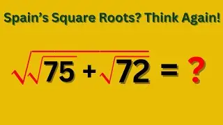 Spain Math Olympiad: Elegant Square Root Algebra Problem | Spain Math Olympiad Algebra Puzzle?