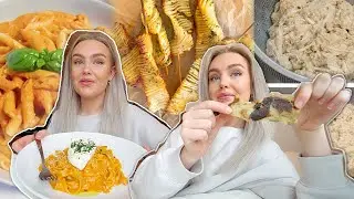 TESTAR MATTRENDER #2 (vegansk kyckling, crispy potatoes, vodkapasta mm)